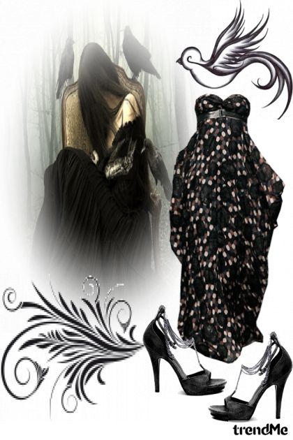Quoth the raven, 'Nevermore'- Fashion set