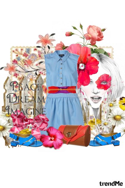 Flower Girl- Combinazione di moda