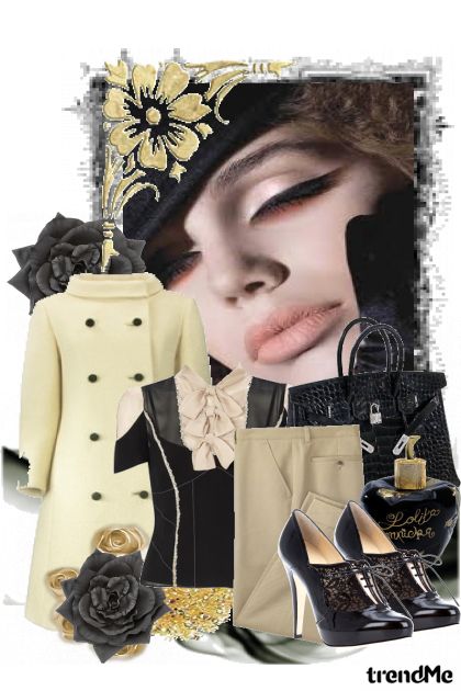 black & gold- Fashion set