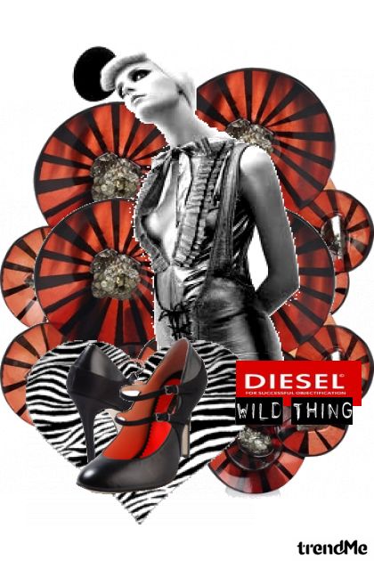 DIESEL- the wild thing- Combinazione di moda