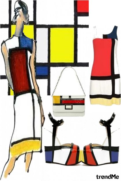 Intellect confuses intuition.'Piet Mondrian'- コーディネート