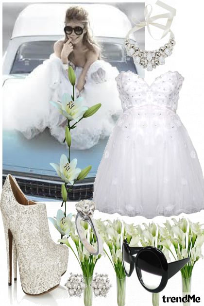 Modern bride- Modekombination