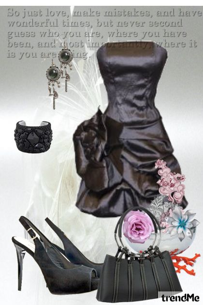 crna kraljica- combinação de moda