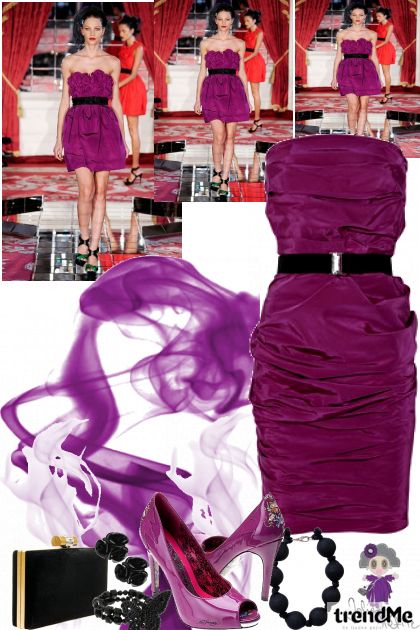 Deep purple- Fashion set