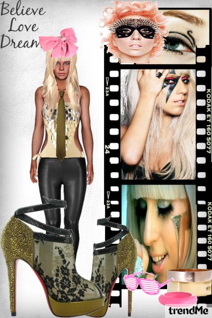 Lady Gaga- Модное сочетание