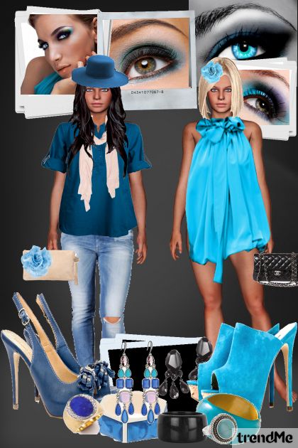 blue sensation- Fashion set