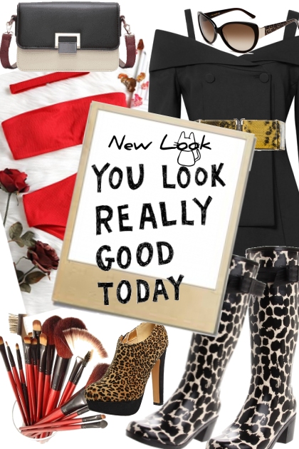 You look really good today- combinação de moda