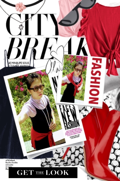 Summer Fashion City Red LOOK // Get THE Look- Fashion set