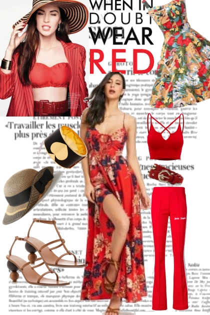OOTD When doubt wear red //No more doubt- Fashion set