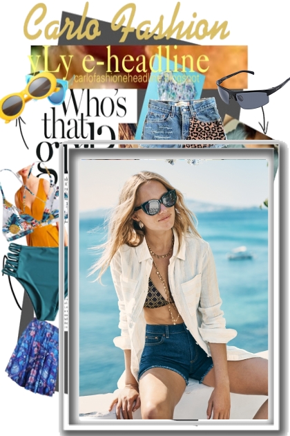 Who's that girl ?! S/S Fresh Blue Sky Look- Fashion set