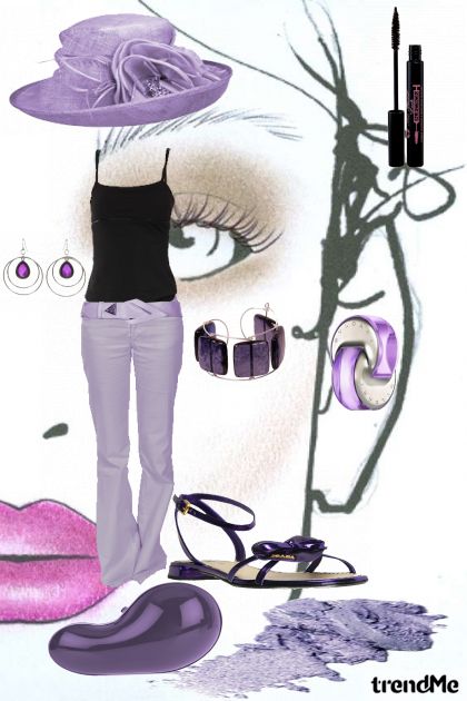 purple day- Combinaciónde moda