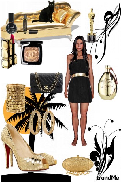 black&gold- Модное сочетание