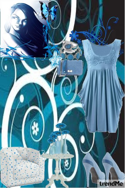 plava 3- Fashion set
