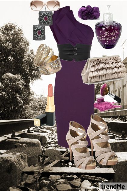 purple mistique- Модное сочетание