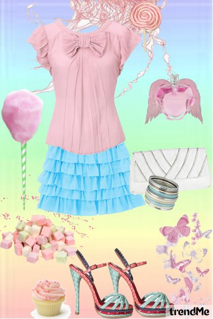 sweet sugar candy girl xoxoxo- Combinazione di moda