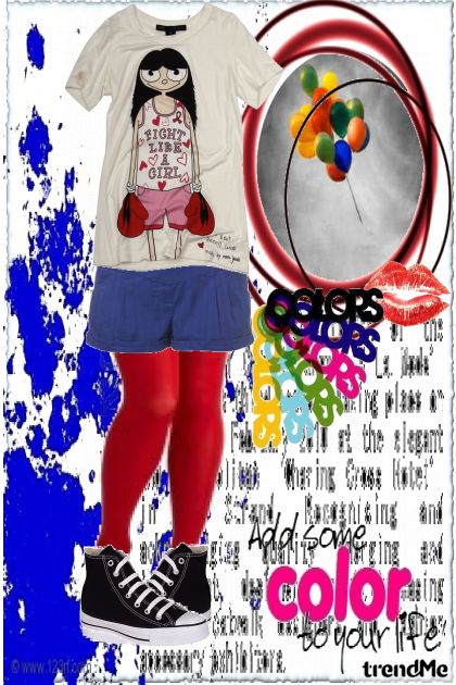 add smoe colours to you life!! :)- Combinaciónde moda