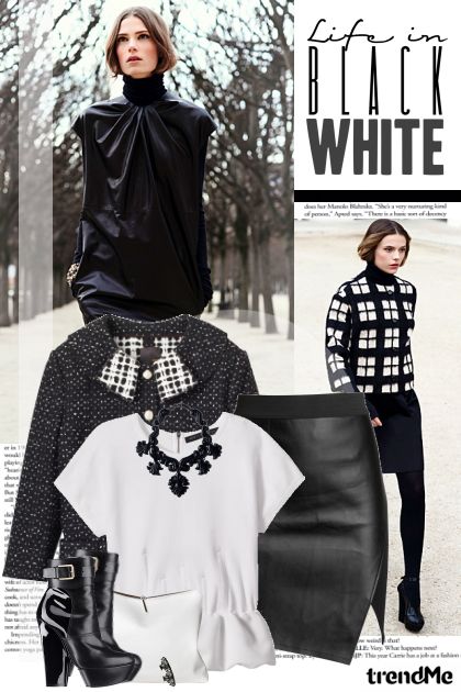 Life in black & white!- Fashion set
