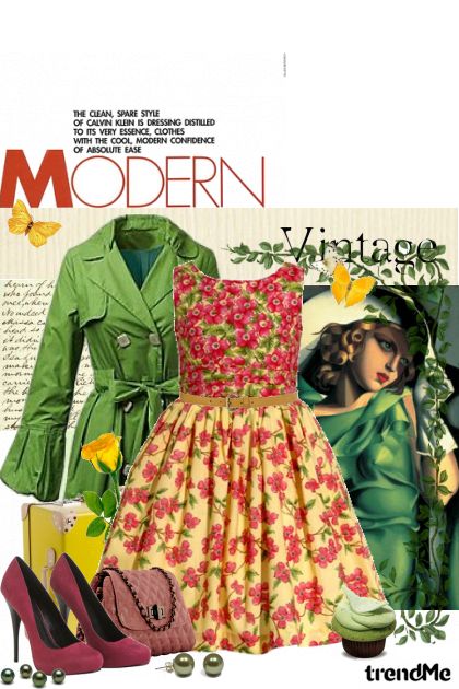 Modern vintage- Combinaciónde moda