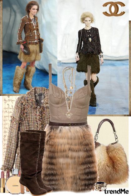 Chanel F/W 2010.- Модное сочетание