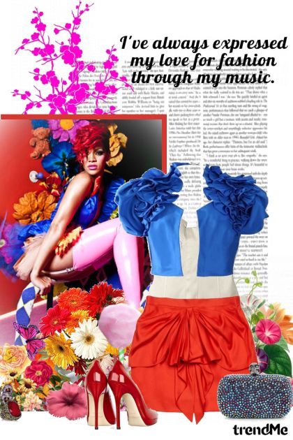 Rihanna in colors!- Fashion set