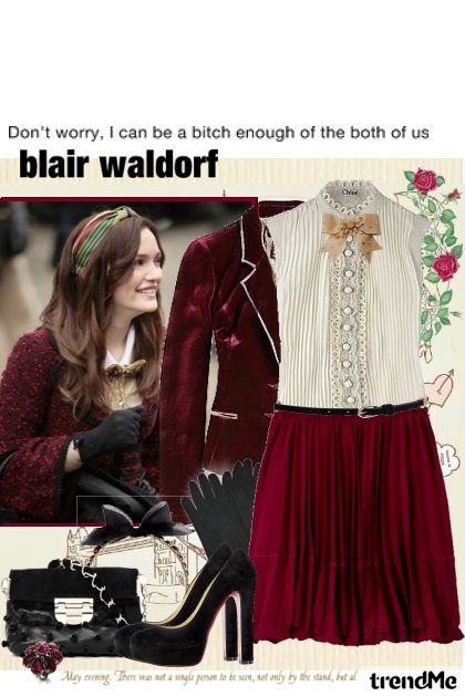 Classy as Blair- Modna kombinacija