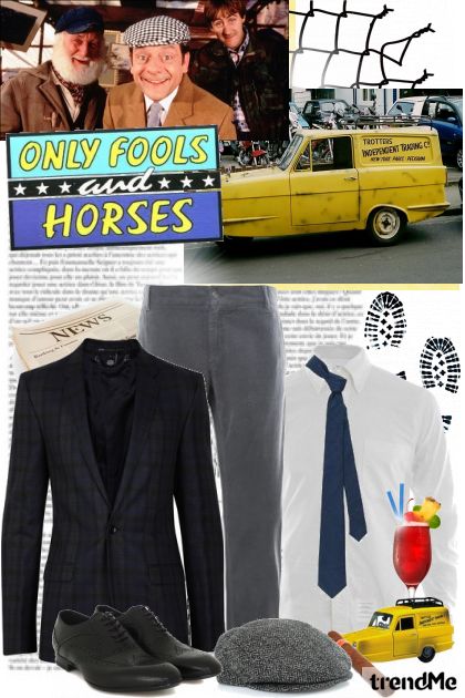 Only fools and horses- combinação de moda