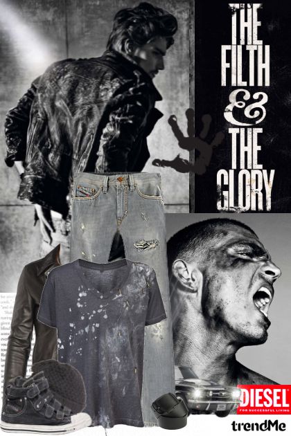 The filth and the glory!- combinação de moda