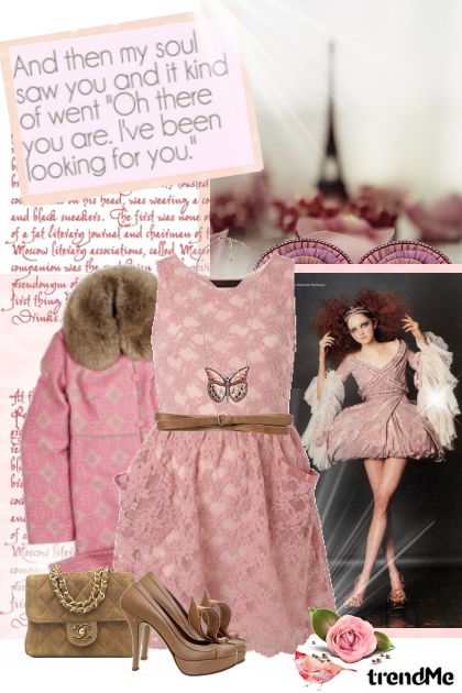 Pink lace...- Modna kombinacija