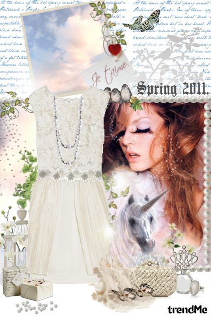 Spring 2011: All white!- Combinazione di moda