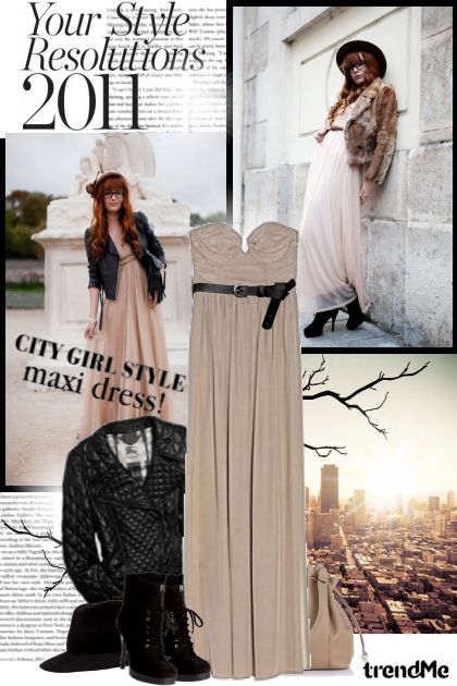 Style resolution: maxi dress!- Modna kombinacija