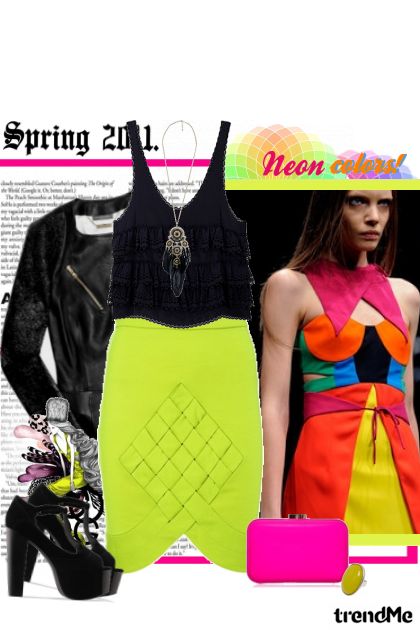 Spring 2011: Neon!- Модное сочетание