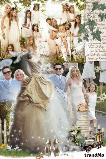 Kate Moss Wedding!- Modna kombinacija