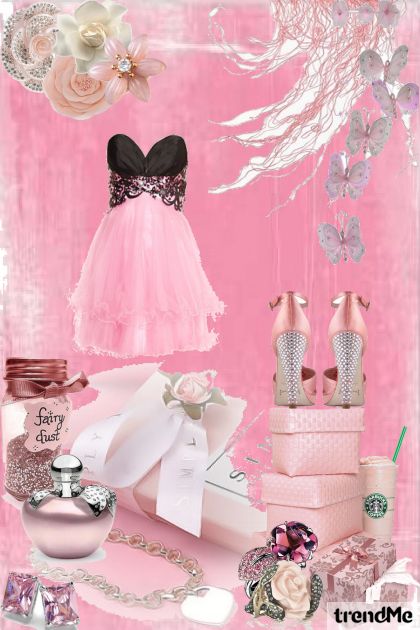 Pink romance- Fashion set
