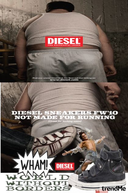 Diesel Kickass- combinação de moda