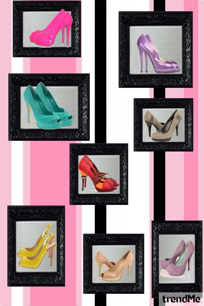 Darling,how can you say that I'm obsessed with shoes?!!- Fashion set