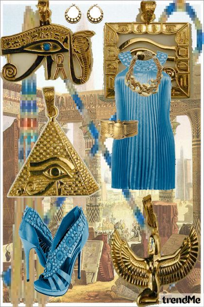 Golden Egypt- Combinazione di moda