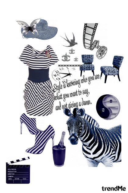 stripe me- Combinazione di moda