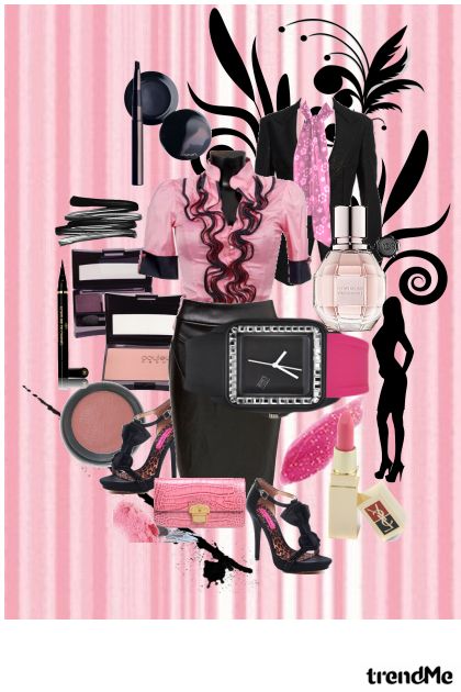 Pink business- Modekombination