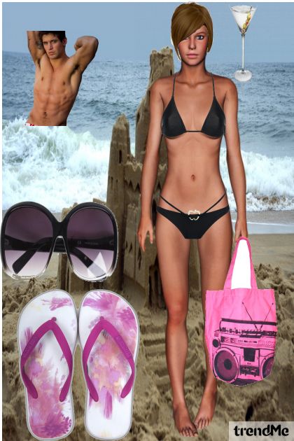 sexy beach- combinação de moda