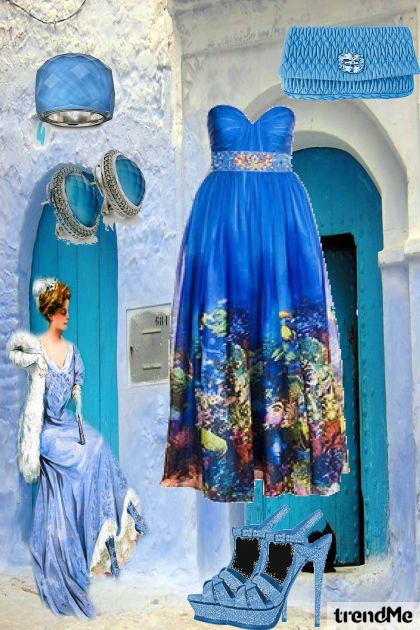Moja plava haljina na vjetru poludjela...- Modna kombinacija