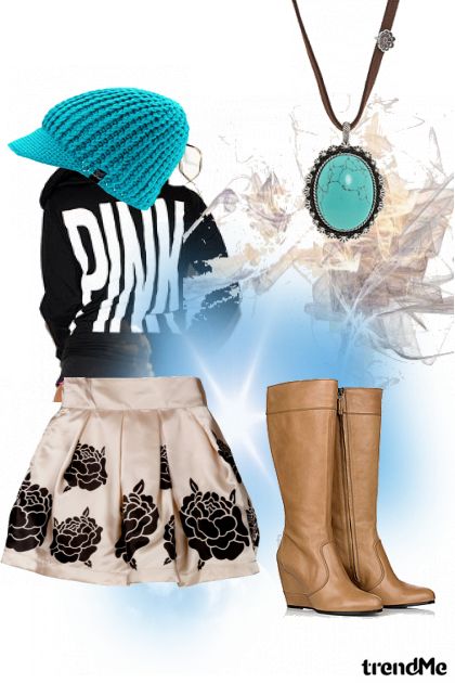 pink- Combinazione di moda