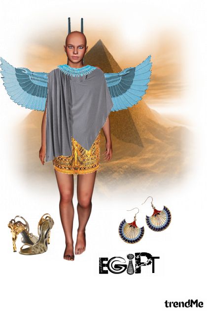 egipt birds- combinação de moda