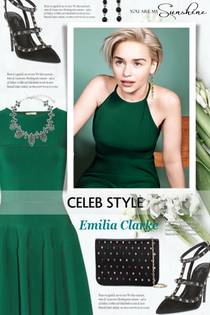 Emilia Clarke- Modna kombinacija