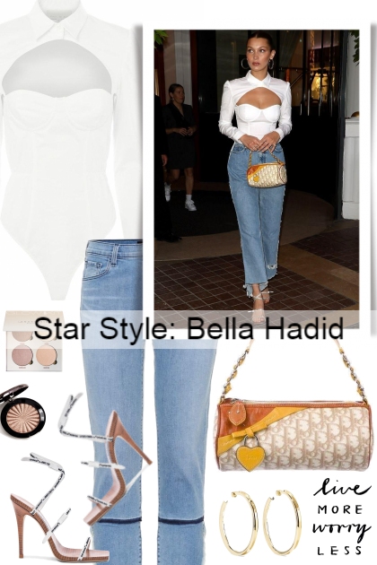 Star Style: Bella Hadid- Combinazione di moda