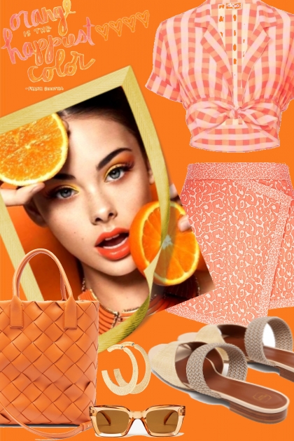 Orange is the happiest color- Модное сочетание