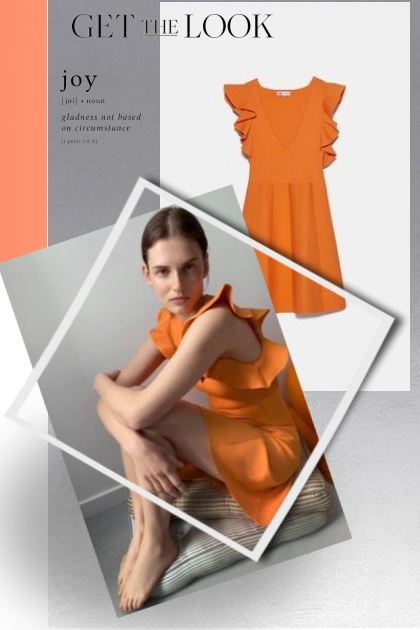 Orange touch- Fashion set