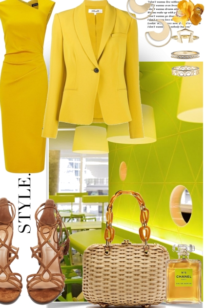 Splash of citrus colors- Fashion set