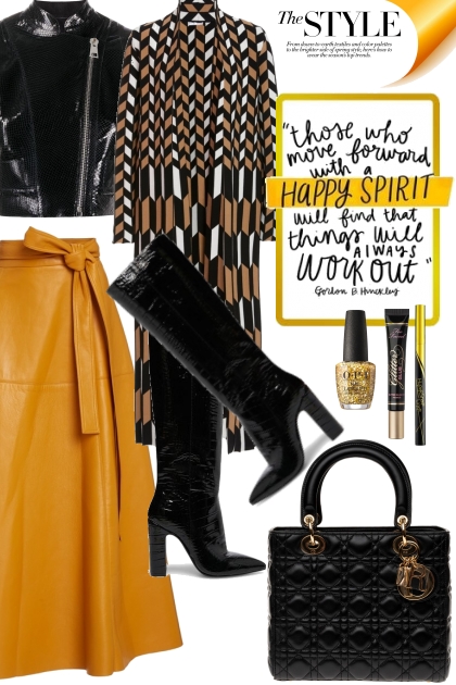 Mustard color shades- combinação de moda