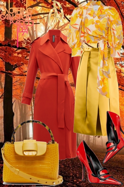 Pumpkin colours- Fashion set