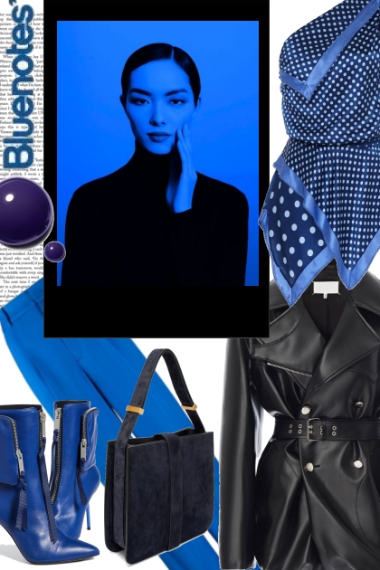 Black/Blue notes- Fashion set